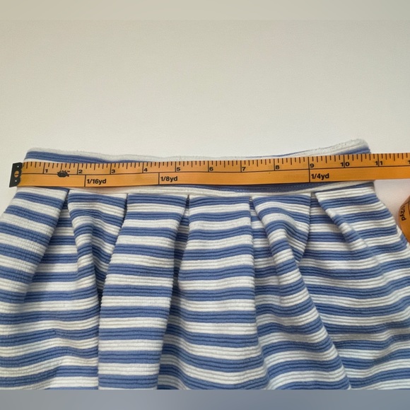 Striped blue and white skirt - unlined - Picture 3 of 4